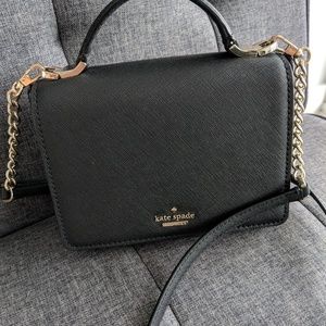 Kate Spade black mini crossbody